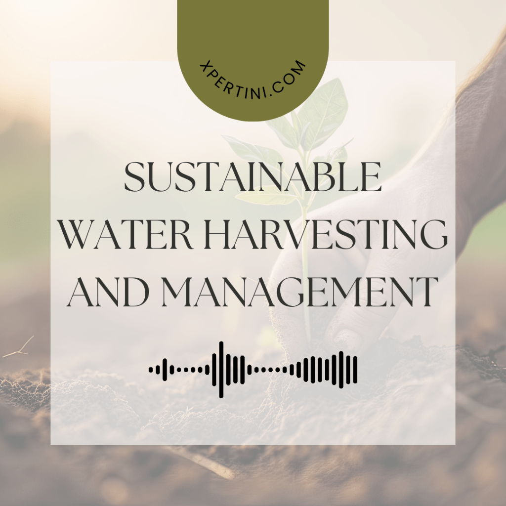 Sustainable Water Harvesting and Management 67 Health Informatics Basics 6