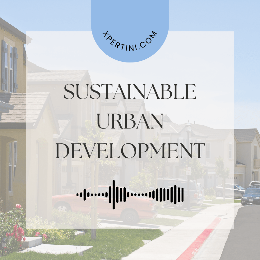 Sustainable Urban Development 73 Sustainable Urban Development