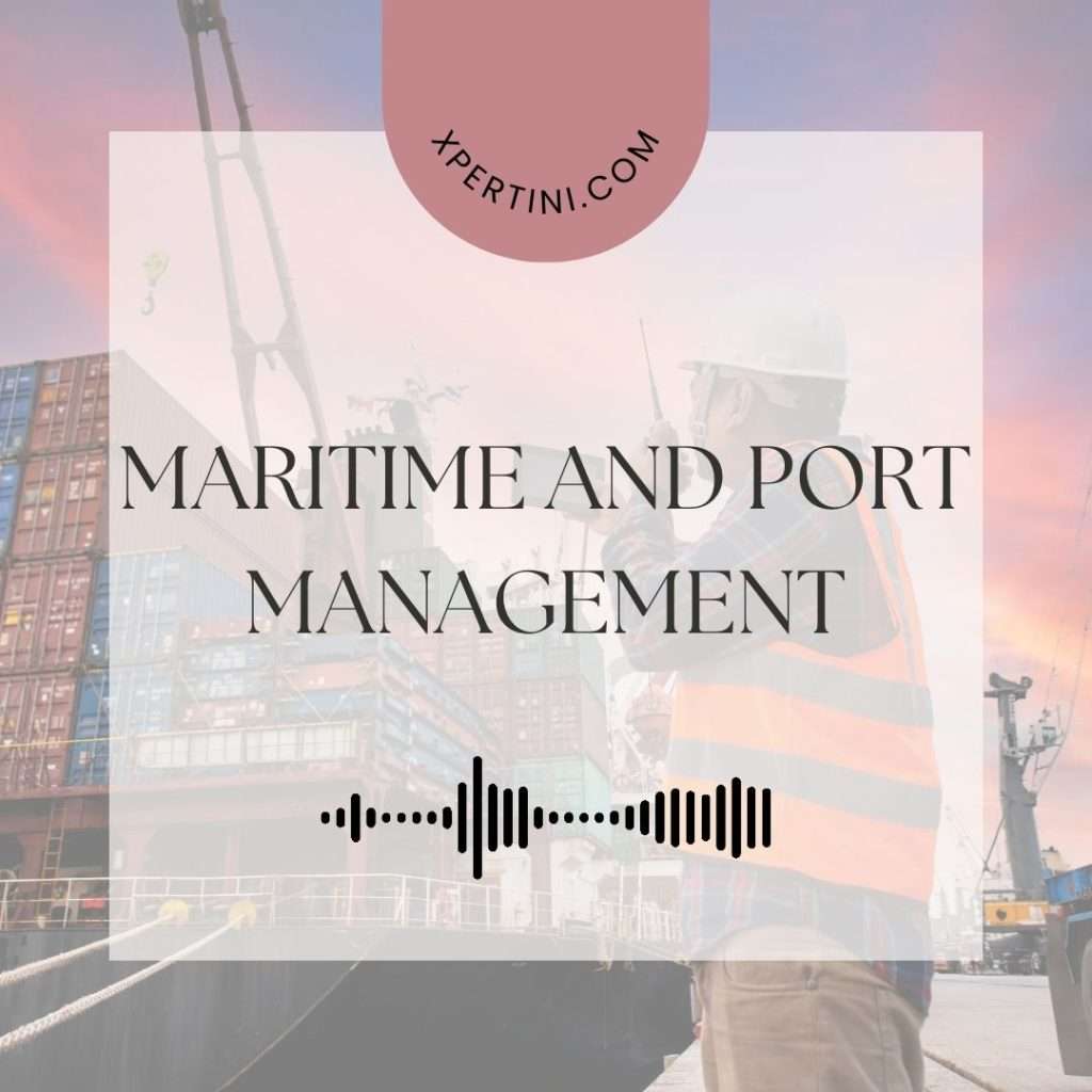Maritime and Port Management 41 Maritime and Port Management 1